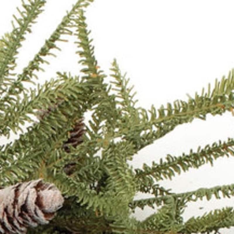 HomeRoots 24" Green And Brown Christmas Pine And Pinecone Artificial Wreath