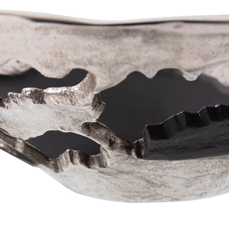 Allan Andrews Contemporary Nickel and Black Bowl, Small