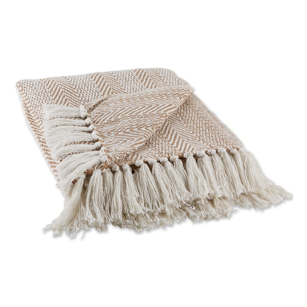 DII Slub Stripe Decorative Throw