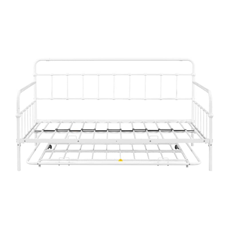 Metal Frame Daybed with trundle