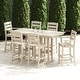 preview thumbnail 35 of 44, POLYWOOD Lakeside Plastic 7-Piece Bar Set Sand