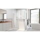 preview thumbnail 2 of 24, DreamLine Unidoor-X 60 in. W x 36 3/8 in. D x 72 in. H Frameless Hinged Shower Enclosure - 36.38" x 60"