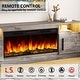 preview thumbnail 17 of 42, Bossin 70" Fireplace TV Stand with 36" Electric Fireplace, TV Stand for TVs Up to 80", 20 Colors LED Lights/Entertainment Center