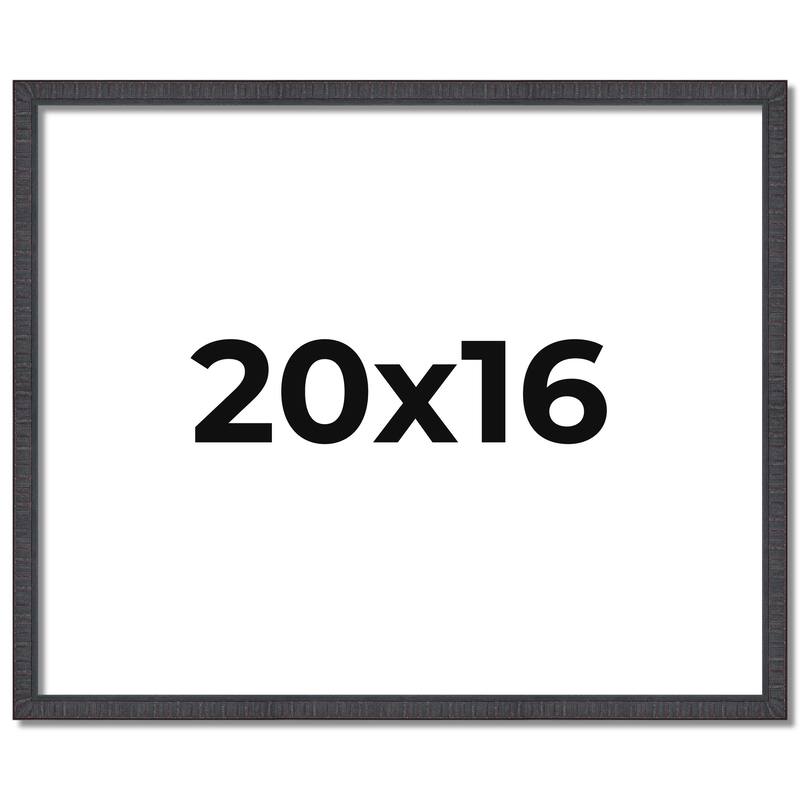 20x16 Frame Brown Picture Frame - Complete Modern Photo Frame Includes