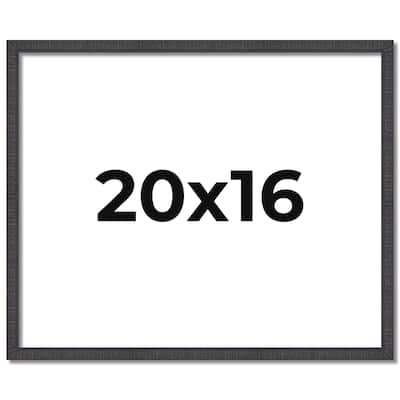 20x16 Frame Brown Picture Frame - Complete Modern Photo Frame Includes