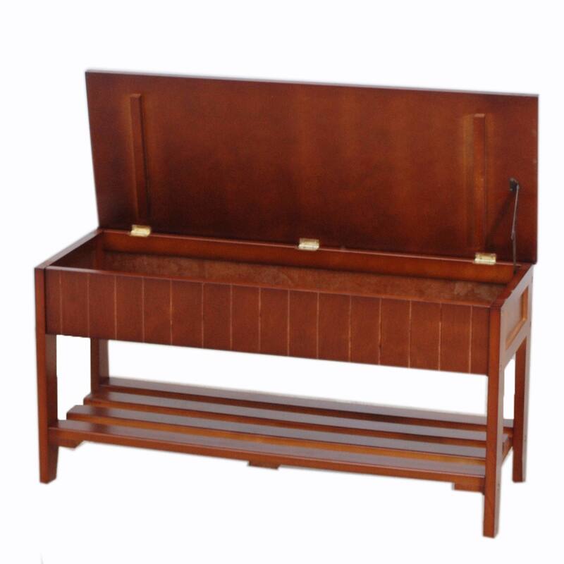 Quality Solid Wood Shoe Bench with Storage