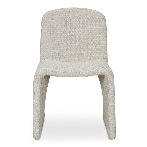 slide 2 of 8, NADAAL STUDIOS Gideon, Foam Cushioned Dining Chair With Iron Frame - 22 X 22.5 X 33 Beige