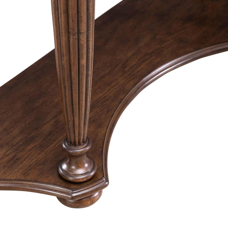 Liberty Furniture Allington Demilune Sofa Accent Table - Width 56" x Depth18" x Height 32"