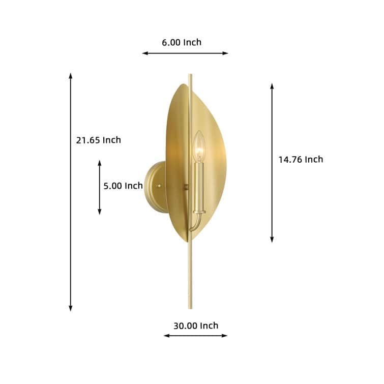 Acroma Steel Candle Wall Light
