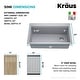 preview thumbnail 50 of 61, KRAUS Bellucci Workstation 33-inch Drop-in Granite 1-bowl Kitchen Sink