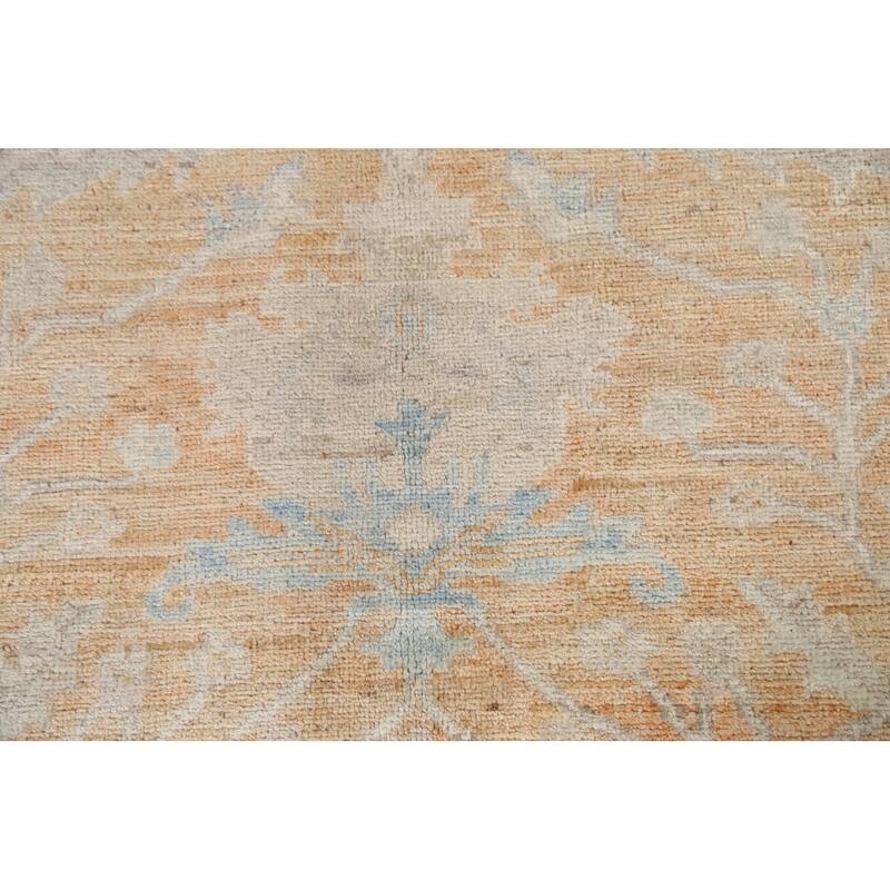Vegetable Dye Traditional Muted Oushak Turkish Rug Wool Hand-knotted - 7'10" x 9'8"