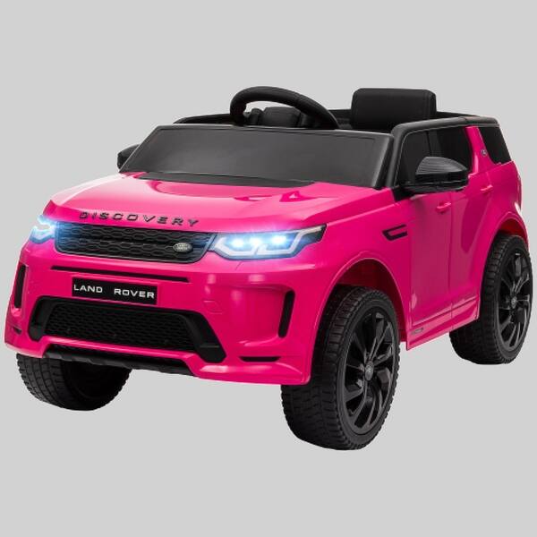 slide 2 of 3, Land Rover Discovery Sport Licensed 12V Ride-on Car for Children, Remote Control, LED Lights, Music Pink