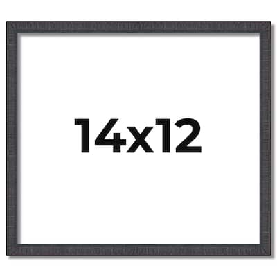 14x12 Frame Brown Solid Wood Picture Frame - Complete Modern Photo