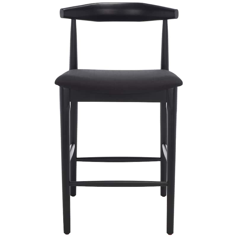 SAFAVIEH Mercy Retro 26-inch Counter Stool - 22 In. W x 21 In. D x 38 In. H - 22Wx21Dx38H - Black