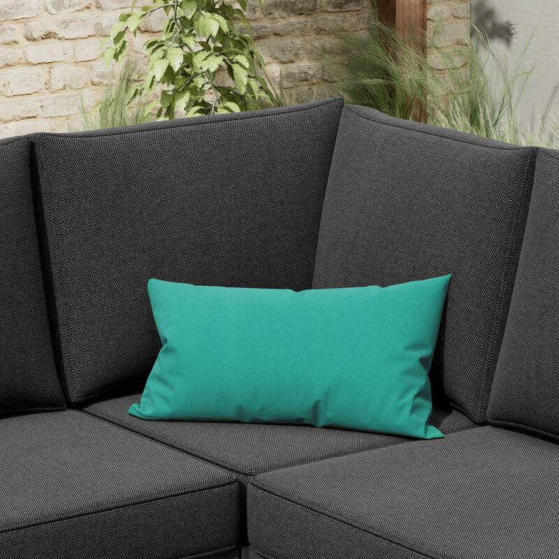 Corvus Fox Bay Aluminum Outdoor 6-piece Sectional Sofa Set
