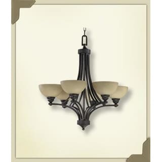 Quorum International 620-6 Majesty 6 Light 38" Wide Taper Candle