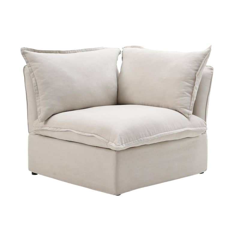 6-Piece Upholstered Sectional Corner Sofas