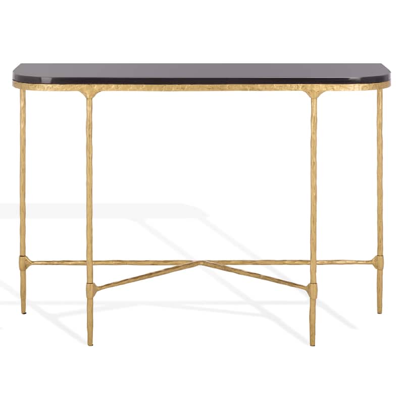 SAFAVIEH Couture Janowsky Metal & Marble Console Table - 42"W x 12"D x 30"H