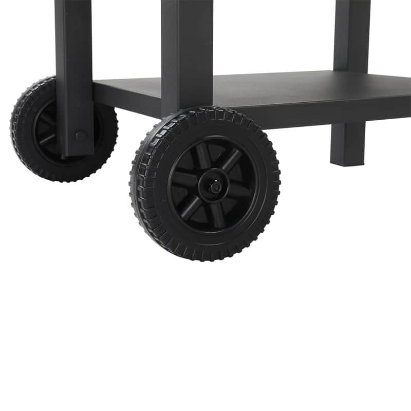Outdoor Black Wood Fired Pizza Ovenr for Backyard and Camping