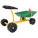 preview thumbnail 1 of 6, 8" Heavy Duty Kids Ride-on Sand Dumper w/ 4 Wheels-Green - Green Green