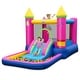 preview thumbnail 3 of 16, Costway 4-in-1 Kids Princess-themed Bouncer with Slide Basketball Hoop - Multicolor Without Blower