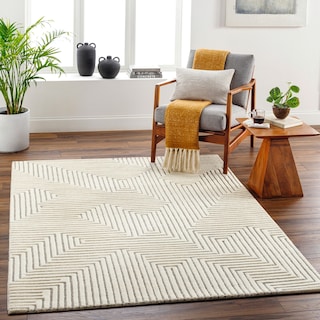 Dialla Handmade Modern Wool Rug