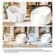preview thumbnail 49 of 80, 34" Wide 2 Set Velvet/ Boucle Barrel Swivel Chair