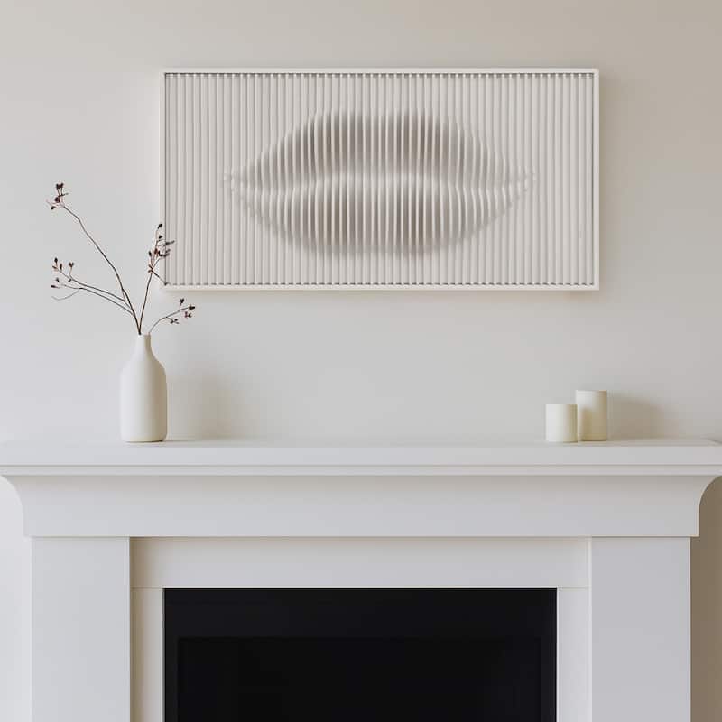 Glass Wall Art Decor Artistic Dimensional Shadow Box Home Decor - 24.0"