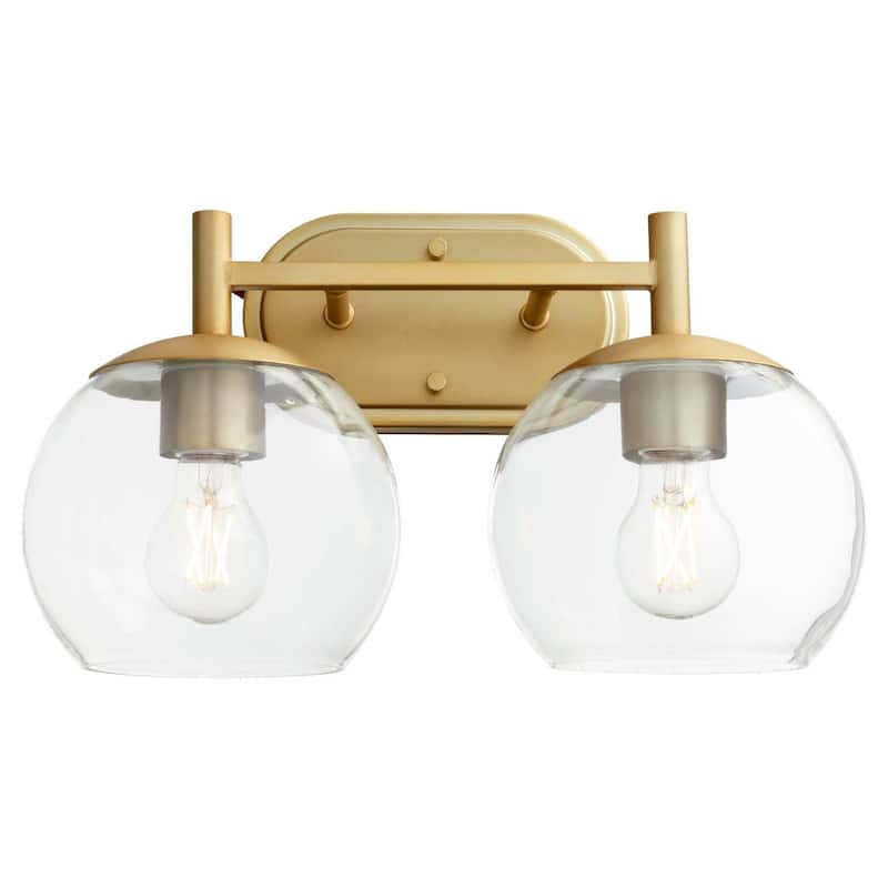 Quorum International 578-2 Lyon 2 Light 15" Wide Vanity Light