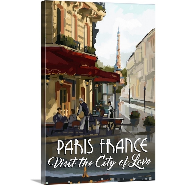 "Paris, France" Canvas Wall Art