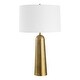 preview thumbnail 4 of 4, Uttermost Flinchem Brass Table Lamp