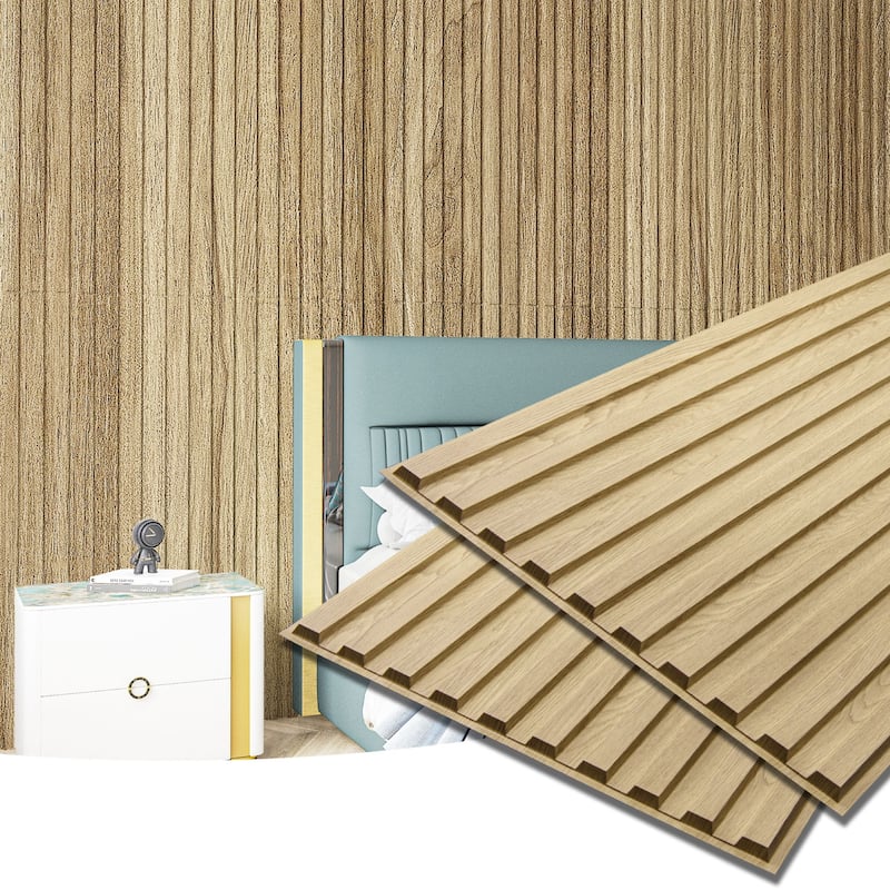 Art3d 2 x 4 ft Drop Ceiling Tiles,Slat Design 3D Wall Panels,Pack of 12