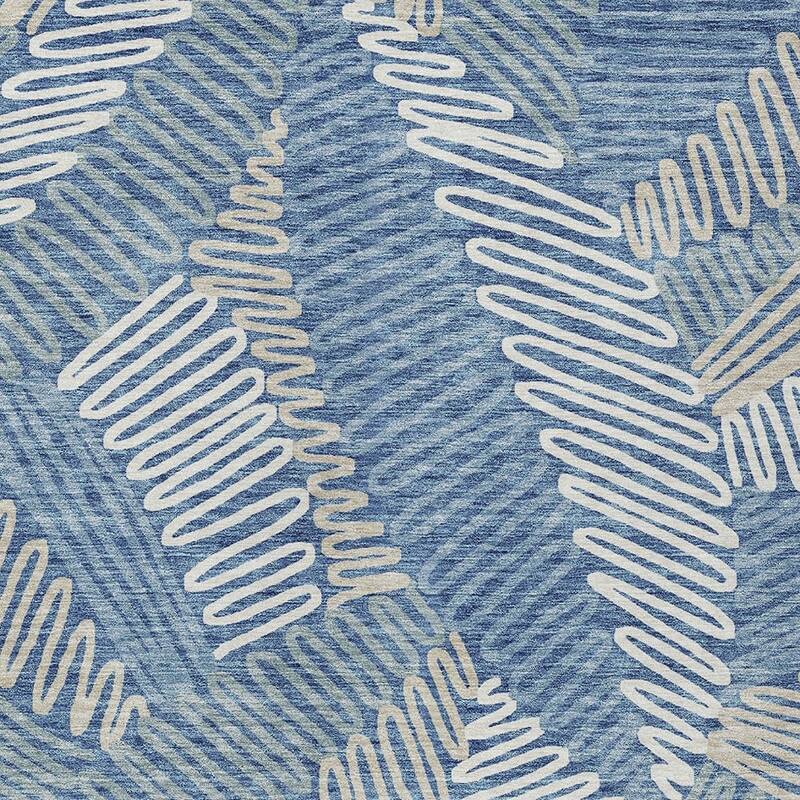 HomeRoots Floral Transitional Rectangle Outdoor Rug