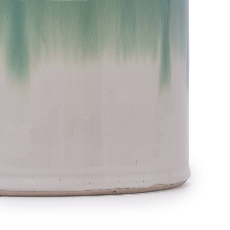 Elegant Ombre Glaze Non-Porous Ceramic Planters Pot for Aquatic Plants