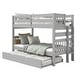 preview thumbnail 20 of 25, Taylor & Olive Trillium Twin over Twin Bunk Bed with Ladder, Trundle