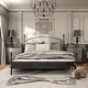preview thumbnail 6 of 21, The Gray Barn Epona Modern Curved Metal Four Poster Bed