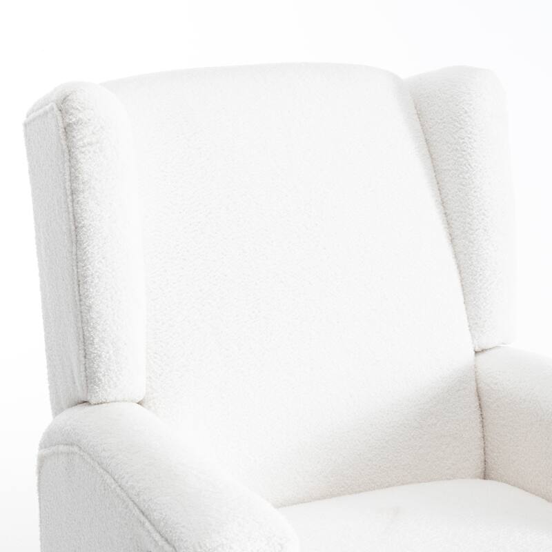 UIXE Upholstered Modern Swivel Glider Rocker Recliner