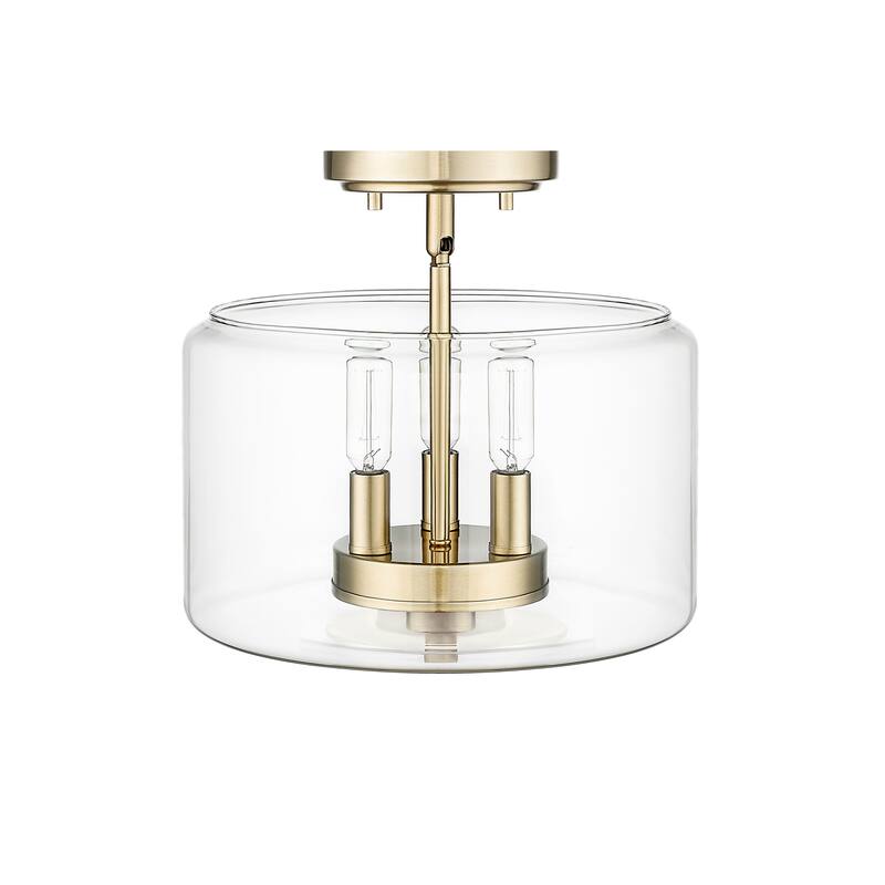 Millennium Lighting Asheville 3 Light Semi-Flush Ceiling Mount Fixture