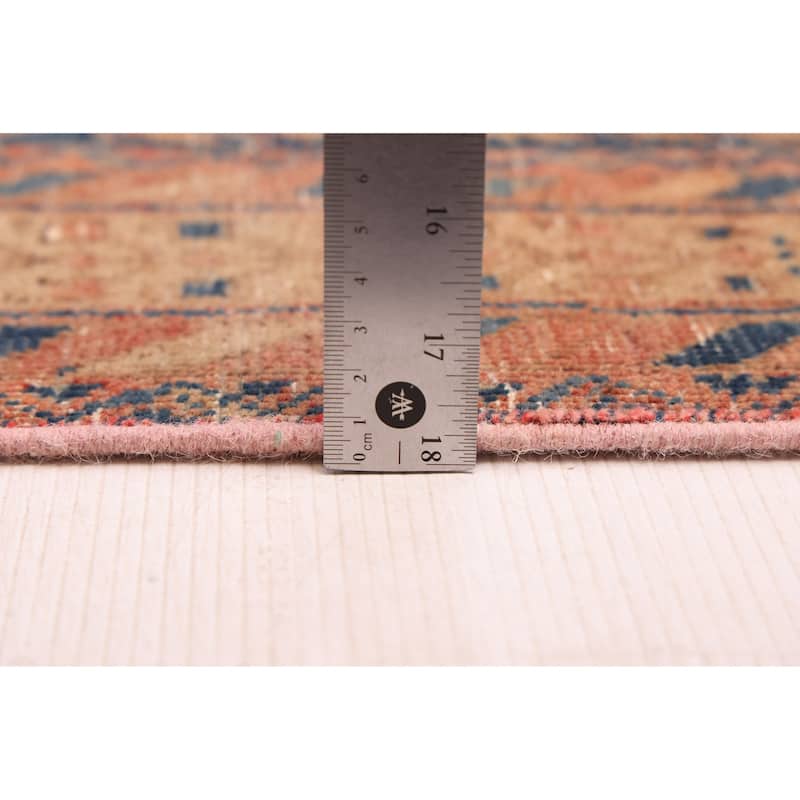 ECARPETGALLERY Hand-knotted Antalya Vintage Navy Wool Rug - 4'11 x 6'11