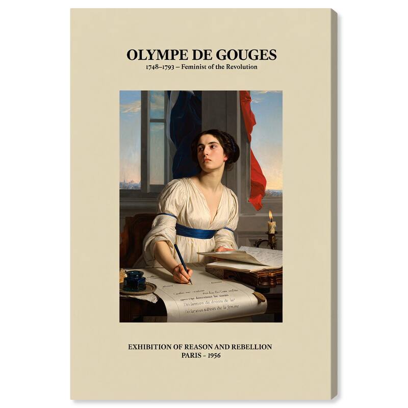 Intellectual Olympe Canvas by Art Remedy, Gallery Wrapped - 24" x 36"