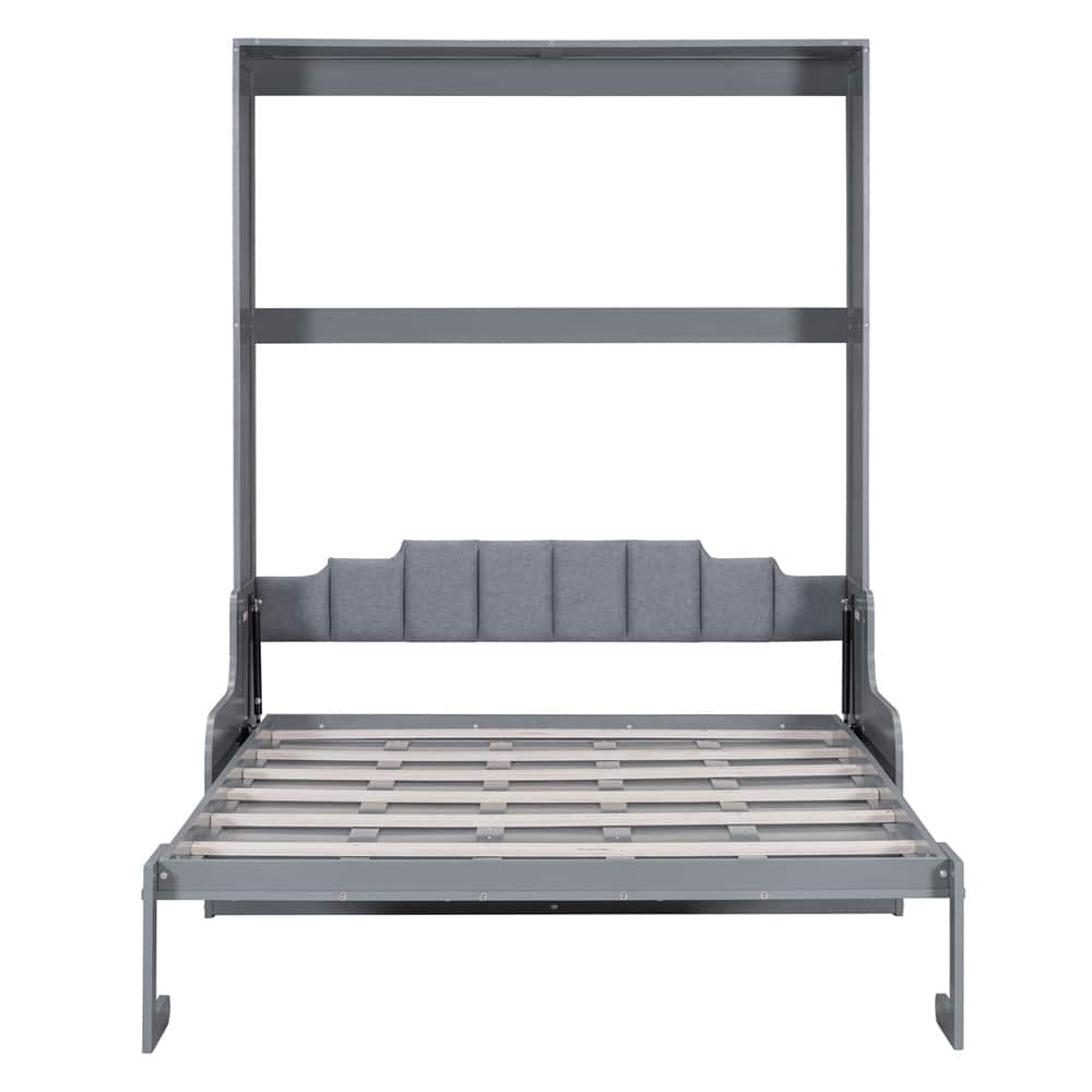 Queen Size Murphy Bed Wall Bed with Cushion