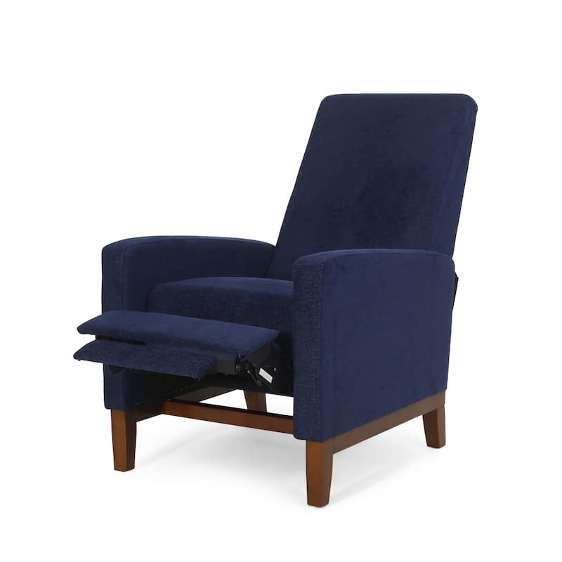 27'' Wide Wood Hand Manual Club Recliner