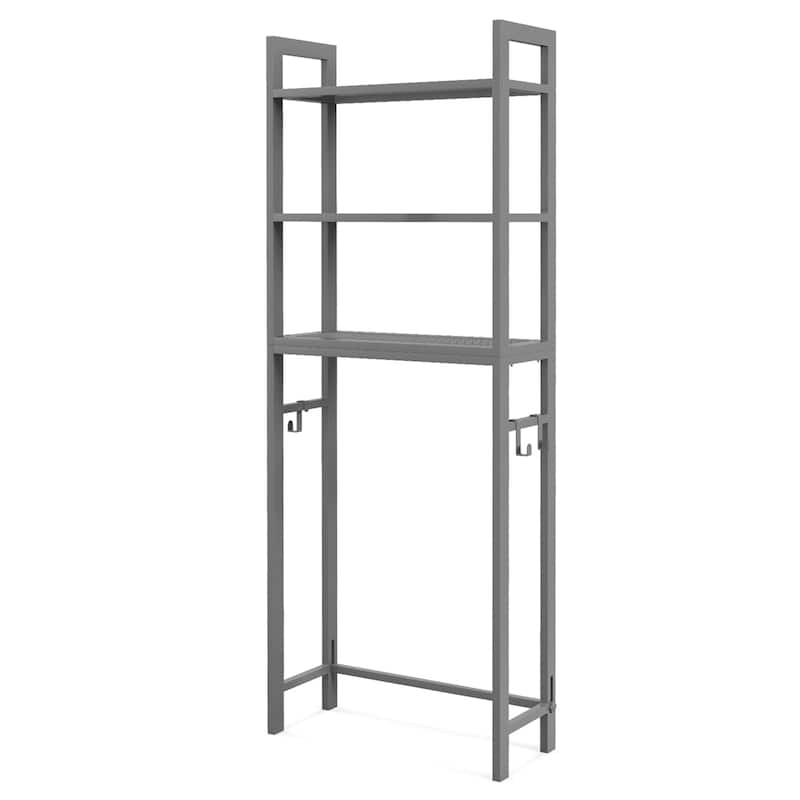 Costway Over-The-Toilet Storage Shelf Space Saving Metal Bathroom - See Details