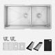 preview thumbnail 5 of 29, Versa36 Undermount 36" Double-bowl Workstation Kitchen Sink - 36" x 19" x 10"
