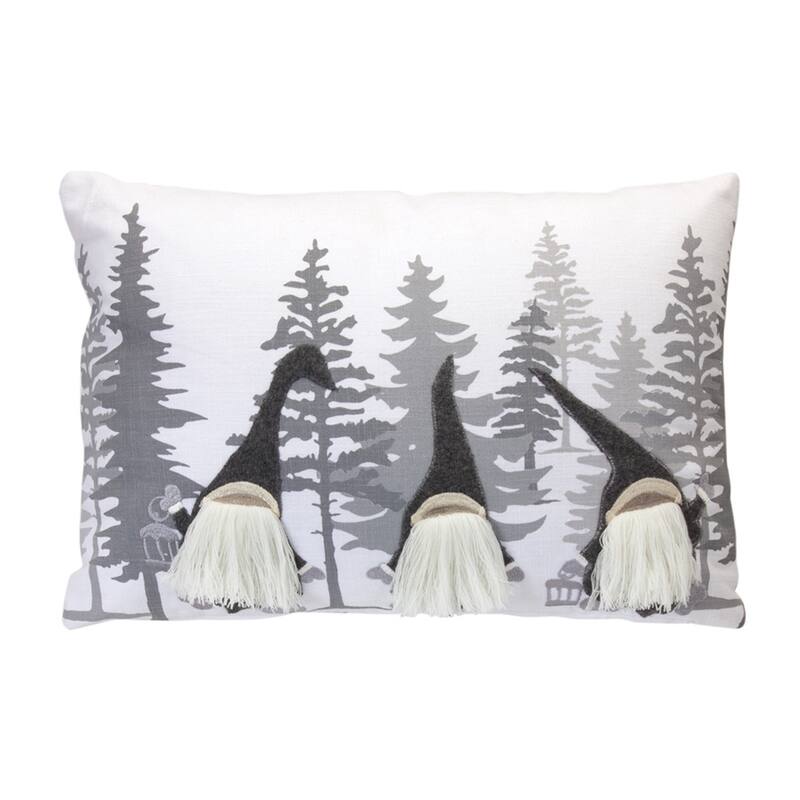 Gnome Holiday Pillow