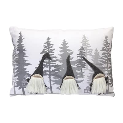 Gnome Holiday Pillow