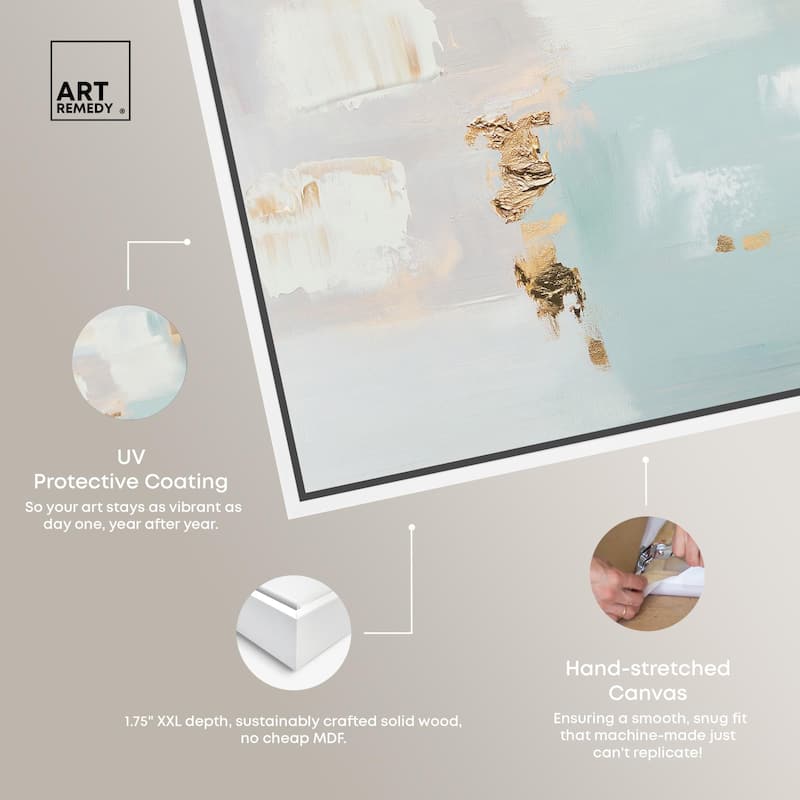 Misty Luxe I Canvas by Art Remedy