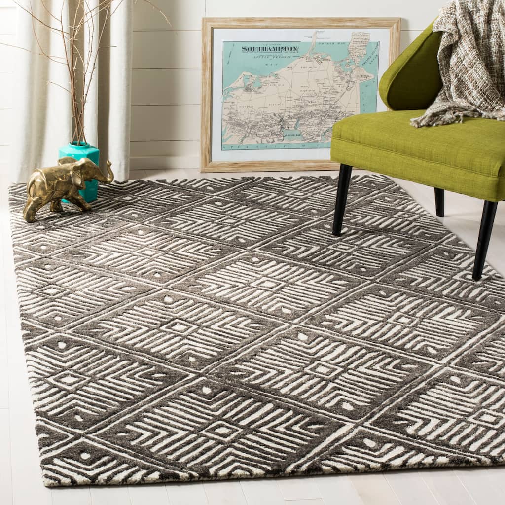 SAFAVIEH Handmade Cambridge Podgorka Modern Wool Rug