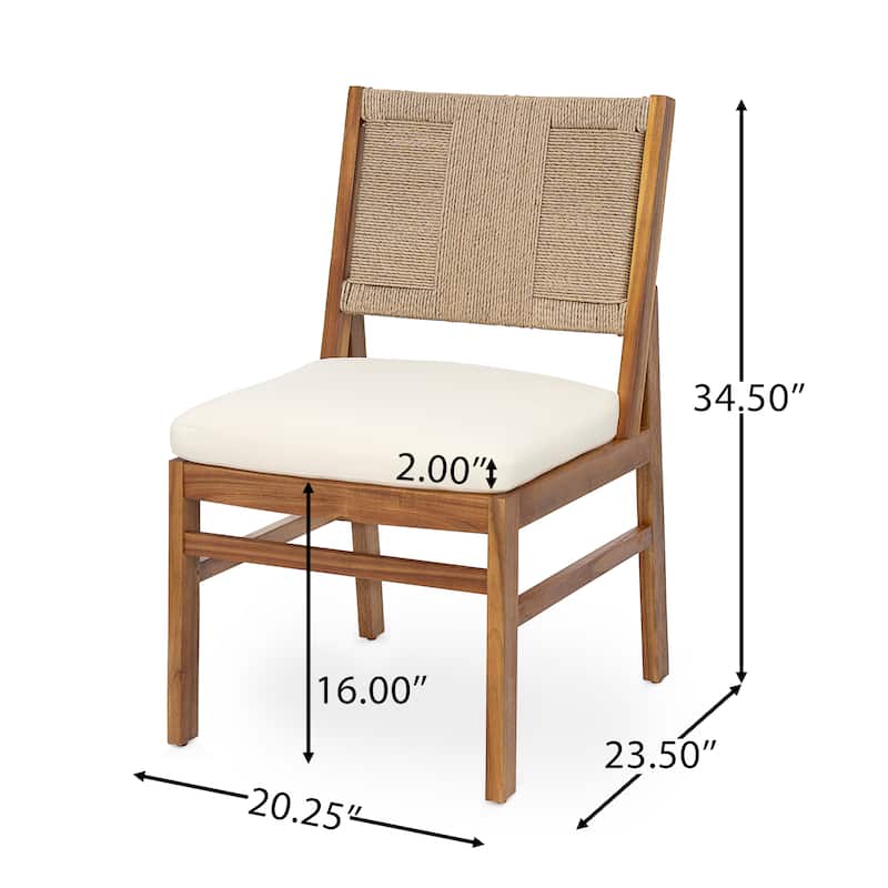 Christopher Knight Home - Outdoor Solid Wood Dining Set Options with Handwoven Wicker Chairs and Multiple Table Styles