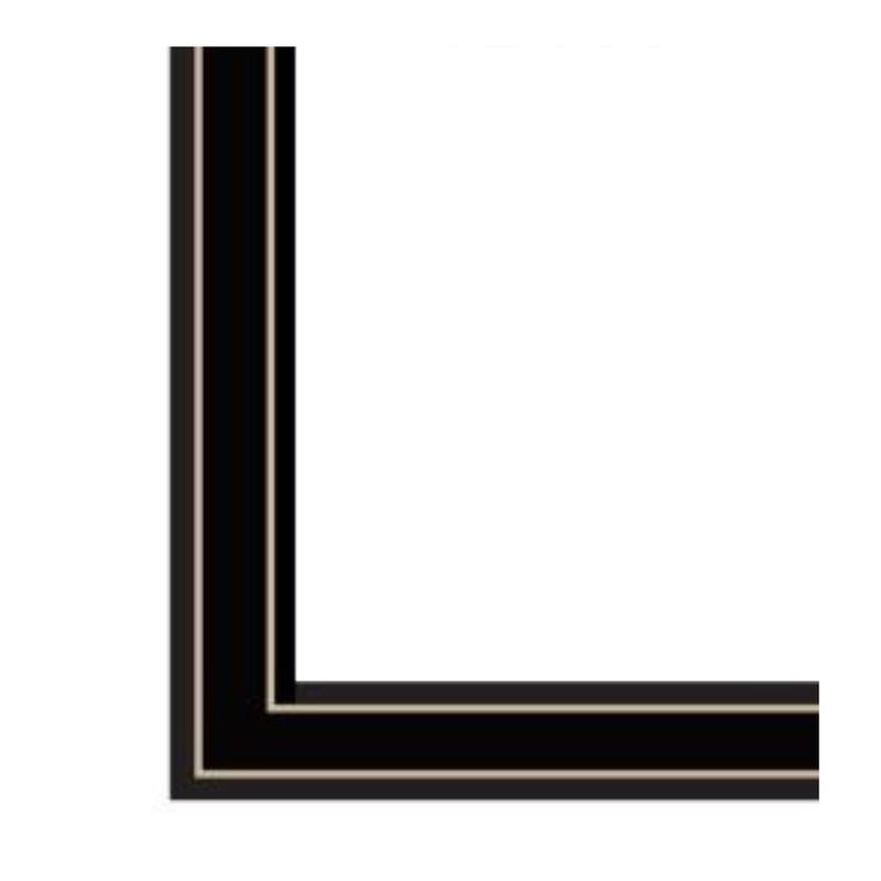 Framed Wall Art - Laundry Fresh & Clean, Black Frame